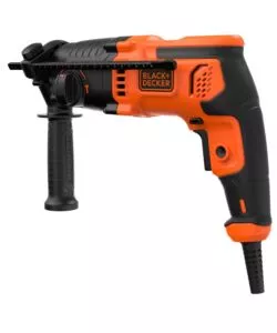 Martello tassellatore/scalpellatore black+decker in plastica sds+ 650 w 1,4 j