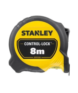 Flessometro stanley "control lock" magnetico, 8 m x 25 mm.