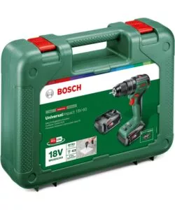 Trapano a percussione bosch brushless 18v universal impact- due batterie 2ah caricabatterie e valigetta