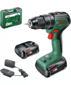 Trapano a percussione bosch brushless 18v universal impact- due batterie 2ah caricabatterie e valigetta