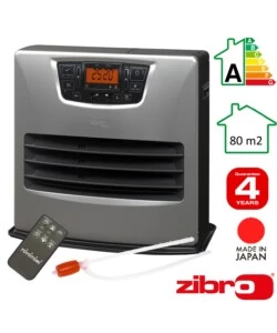 Stufa a combustibile liquido "zibro lc-150" argento 4,65 kw