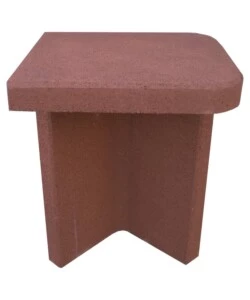 Tavolo laterale per barbecue in cemento, 60x54x78 cm - linea vz