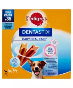 Snack igiene orale per cani di taglia piccola pedigree 'dentastix', 35 pezzi