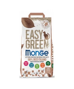 Lettiera igienica per gatti monge "easy green" 10 litri