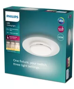 Plafoniera led philips "garnet" bianca 2700k, Ø40 cm