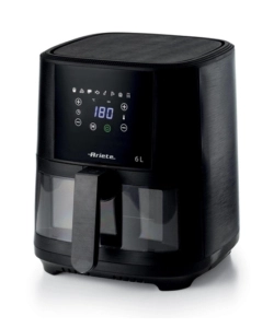 Friggitrice ad aria calda 'airy fryer' nera, 6 lt - ariete