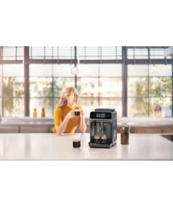 Macchina da caffÈ automatica philips "ep2224/10" con intuitivo display touch, 1500 w