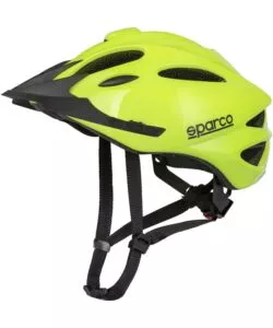 Casco da bicicletta giallo taglia l sparco