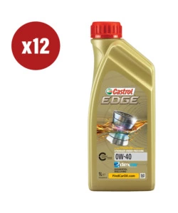 12 pezzi olio castrol edge 0w-40 1l