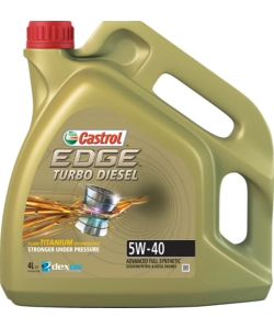 Olio motore lubrificante auto edge turbo diesel 5w40 q3 titanium 4l