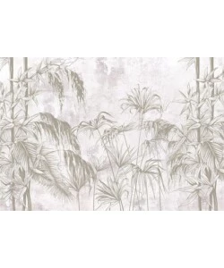 Fotomurale adesivo 'bamboo' in pvc, 312x280 cm