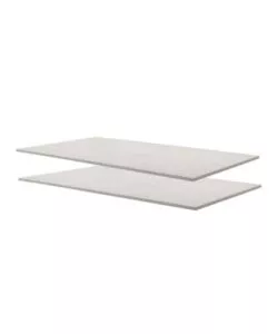 Set 2 ripiani per armadio 'ghost 120', 56x39,1x1,5 cm