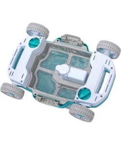 Robot pulizia piscina a batteria bestway "aquatronix" ricaricabile, 2700 l/h