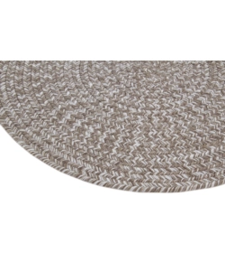 Tappeto "solid" rotondo beige, Ø 120 cm