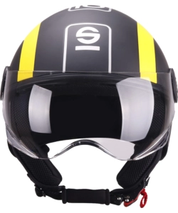 Casco moto sparco sp601 nero/giallo tg.s