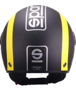 Casco moto sparco sp601 nero/giallo tg.s