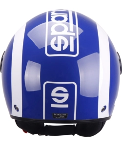 Casco moto sparco sp601 blu/bianco tg.s