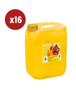 Combustibile liquido petropur top 16 taniche da 18lt - totale di 288 litri