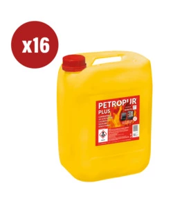 Combustibile liquido petropur plus 16 taniche da 18lt - totale di 288 litri