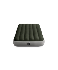 Materasso matrimoniale gonfiabile intex "airbed dura-beam standard prestige downy" colore verde scuro, 99x191x25 cm