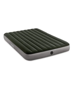 Materasso matrimoniale gonfiabile intex 'airbed dura-beam standard prestige downy' colore verde scuro, 152x203x25 cm