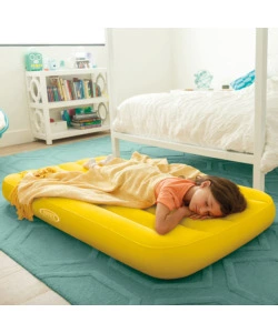 Materassino gonfiabile per bambini intex "airbed cozy kidz" colori assortiti, 88x157x18 cm