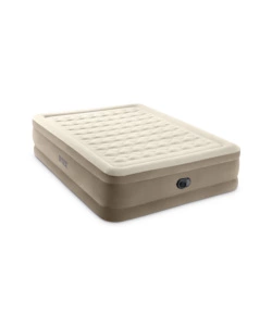 Materasso matrimoniale autogonfiante intex 'airbed ultra push' colore beige, 152x203x46 cm