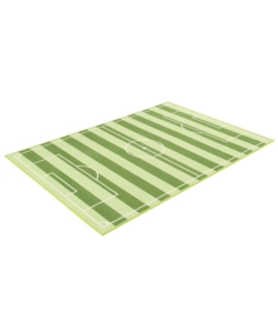 Tappeto "football field" verde, 140x80 cm