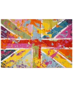 Tappeto 'metropolitan uk' multicolor, 170x120 cm