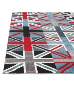 Tappeto "metropolitan uk flags" multicolor, 190x133 cm