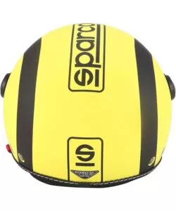 Casco moto sparco "sp501" giallo fluo, tg xl