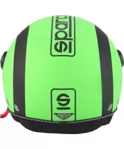 Casco moto sparco "sp501" verde fluo, tg xl