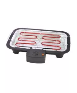 Barbecue elettrico da tavolo con griglia 37x21 cm