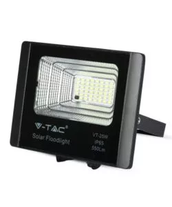 Pannello led a ricarica solare 12w, 6000k