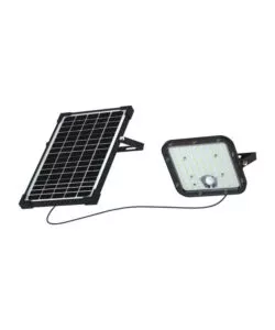 Pannello led con ricarica solare e sensore 30w, 4000k