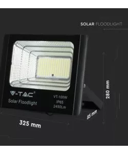 Faro led con ricarica solare 35w, 4000k