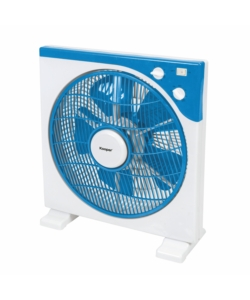 Ventilatore da tavolo box con 3 velocit colore bianco e blu, 45 w