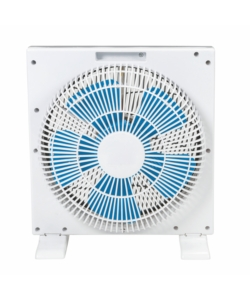 Ventilatore da tavolo box con 3 velocitÀ colore bianco e blu, 45 w