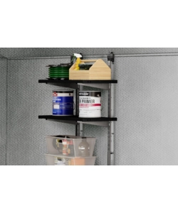 Kit scaffalatura per casette keter "shelving kit 70" in metallo, 70x30 cm