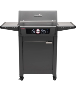 Barbecue elettrico char broil 'evolve electric' in acciaio con 2 resistenze elettriche e controllo wifi, 123,6x57,9x113,7 cm