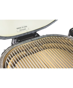 Barbecue a carbone primo "kamado junior all-in-one" in ceramica, 58x46x112 cm