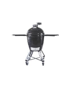 Barbecue a carbone primo "kamado round all-in-one" in ceramica, 95x77x116 cm