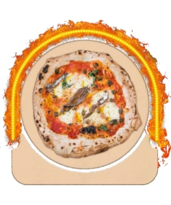 Forno pizza a gas witt "etna rotante" bianco con pietra refrattaria centrale girevole, 66,3x76x43,6 cm