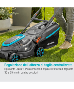 Rasaerba elettrico gardena "powermax 1800/37" taglio da 37 cm 1800 w