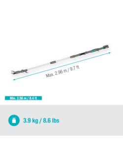 Troncarami telescopico a batteria gardena 'highcut' 18v 2,0ah, caricabatterie incluso
