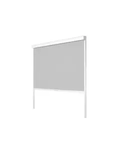 Pannello laterale avvolgibile riviera 'calicantus zip screen' in textilene bianco e grigio 3x3 mt