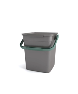 Pattumiera per rifiuti organici keter 'smart container bio compost' in polipropilene con manico, 25,5x23x25 cm