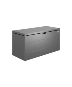 Baule da esterno biohort 'stylebox 140' in acciaio zincato colore grigio scuro metallizzato, b340410