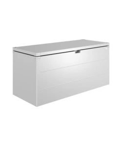 Baule da esterno biohort 'stylebox 170' in acciaio zincato colore argento metallizzato, b330710