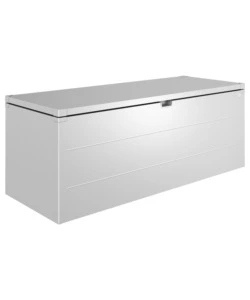 Baule da esterno biohort 'stylebox 210' in acciaio zincato colore argento metallizzato, b330910